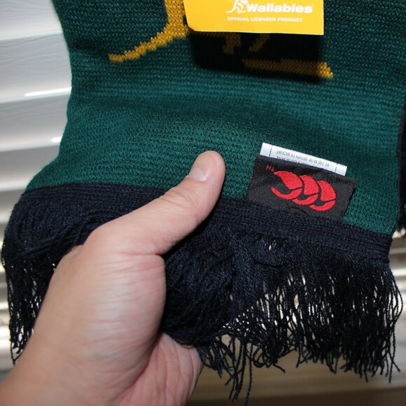 3/$77 - new Wallabies Authentics Australian Rugby Union Supporters Fan Scarf - Picture 6 of 8